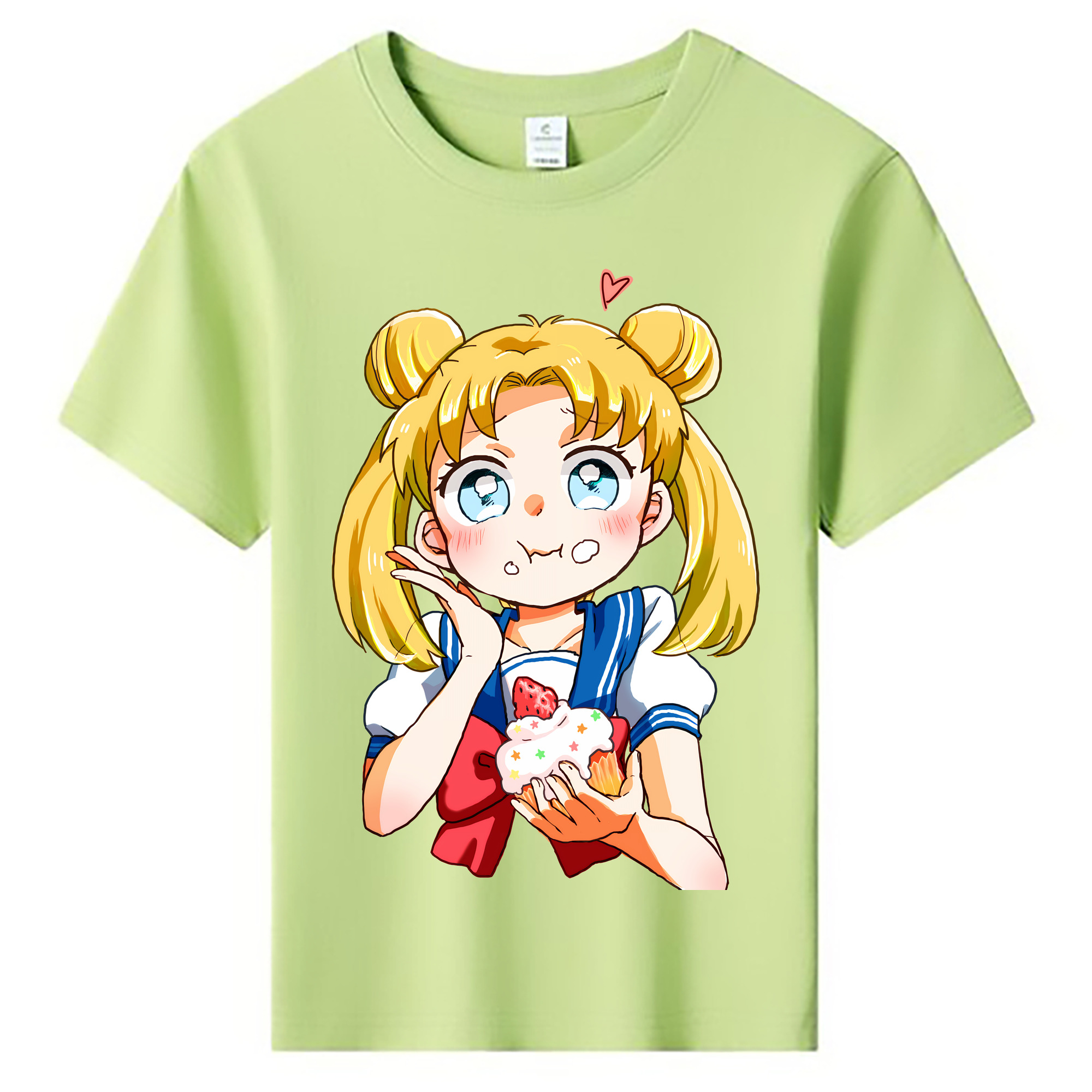 （画像用） 美少女戦士セーラームーン 愛野 美奈子 あいの みなこ Sailor Moon Aino Minako 綿100％キッズTシャツ（フロントプリント）